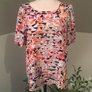 LOFT Geometric Blouse